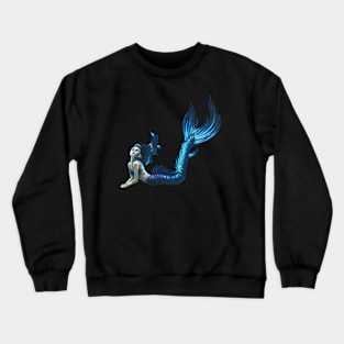 Blue Mermaid Crewneck Sweatshirt